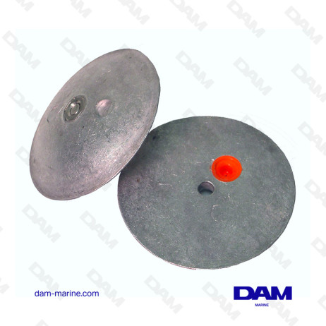 ANODE ROSACE DIAMETRE 72MM - ALUMINIUM