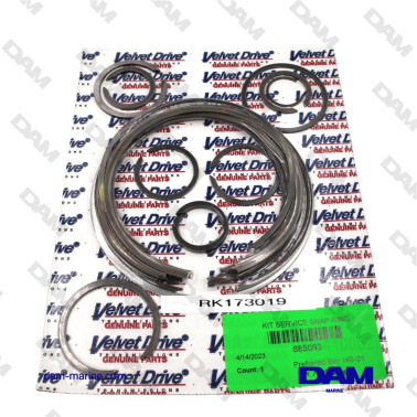 KIT COMPLETO ANELLI ELASTICI RETROMARCIA 71-72