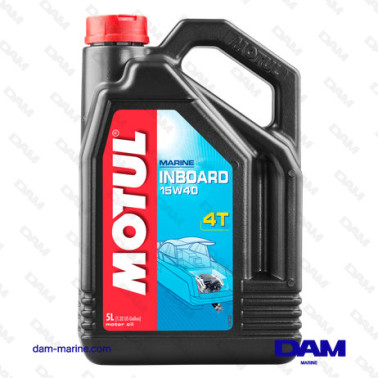 HUILE MOTEUR INBOARD 4T 15W40 - 5L