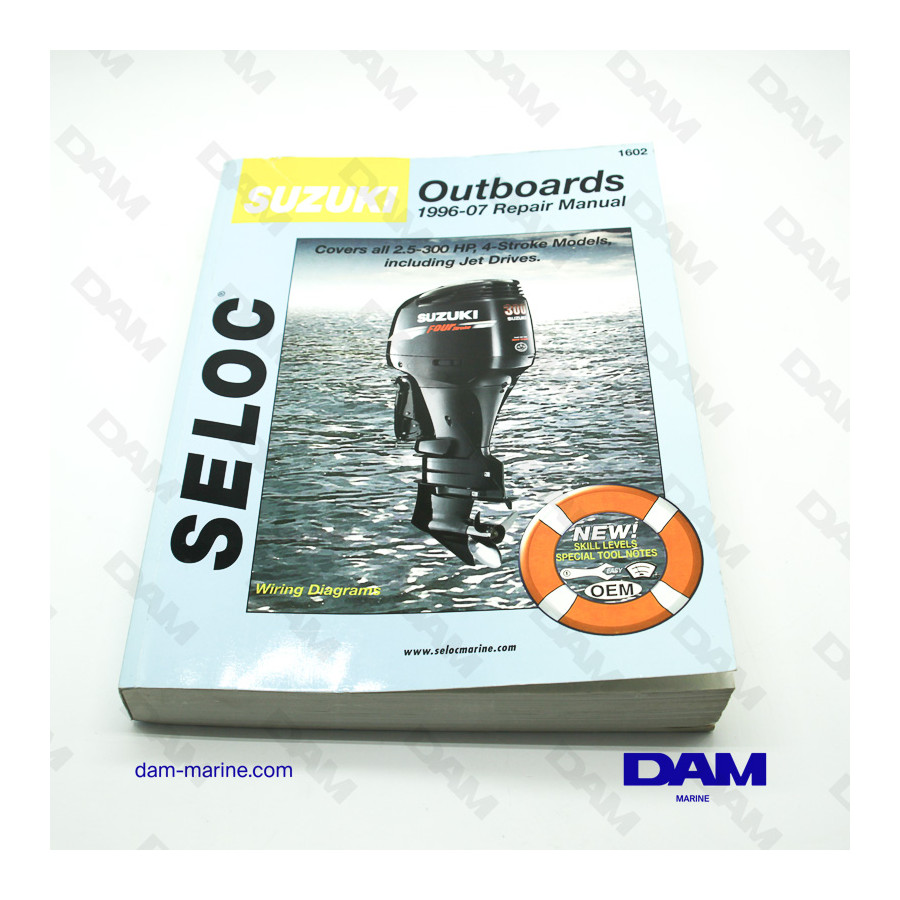MANUALE DI OFFICINA SUZUKI 4T DF 1996-07