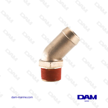 WATER CONNECTOR ELBOW 45°...