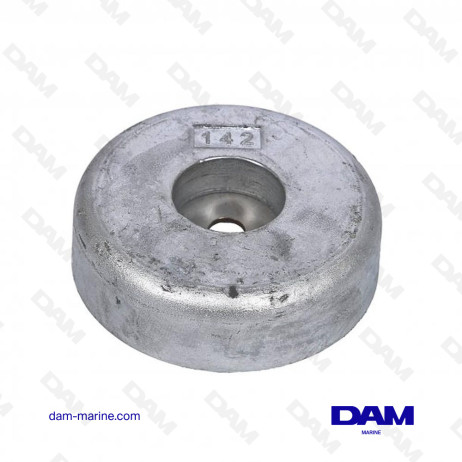 ROUND ZINC SHELL ANODE Ø140 - 3KG