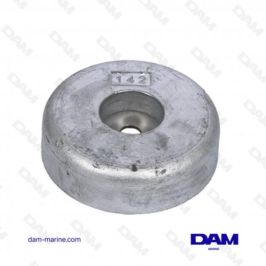 ROUND ZINC SHELL ANODE Ø140 - 3KG