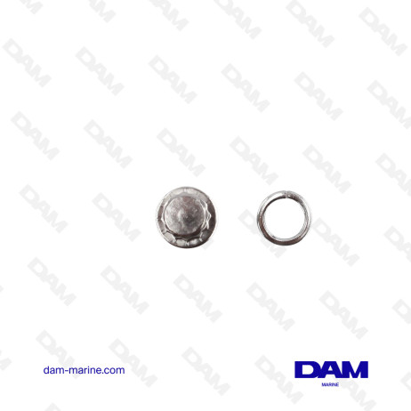 PLACA DE BOCINA DE ESCAPE MERCRUISER 861776A2