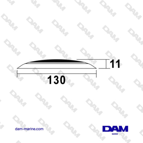 PLAFÓN LED DE 130 MM SIN EMPOTRAR