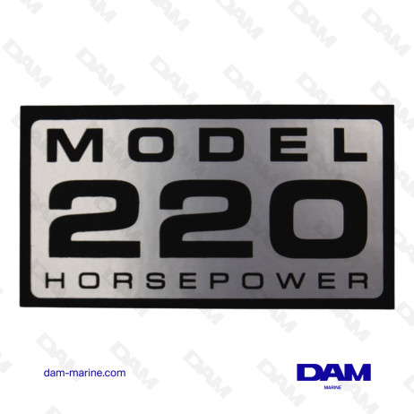 RIVA STICKER POWER 220HP