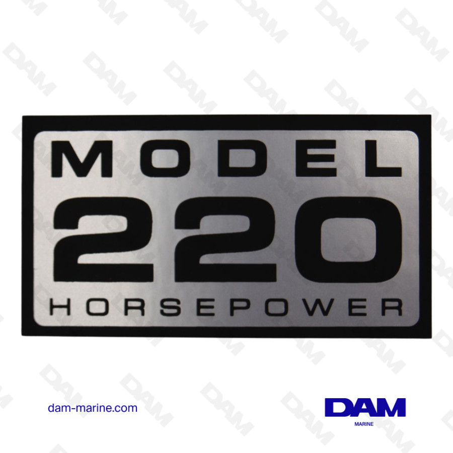 RIVA STICKER POWER 220HP