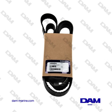 COURROIE SERPENTINE VOLVO 3L 4 CYL - 3860092