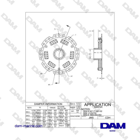 VOLVO REVERSE COUPLING - 254750
