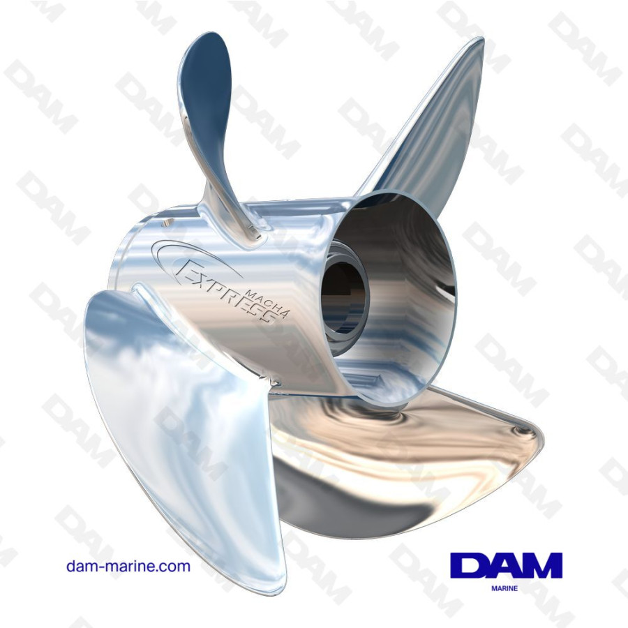 HÉLICE DE ACERO INOXIDABLE DE 4 PALAS RH EXPRESS MACH 14X9