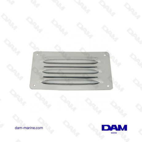GRILLE AERATION INOX 120X75MM