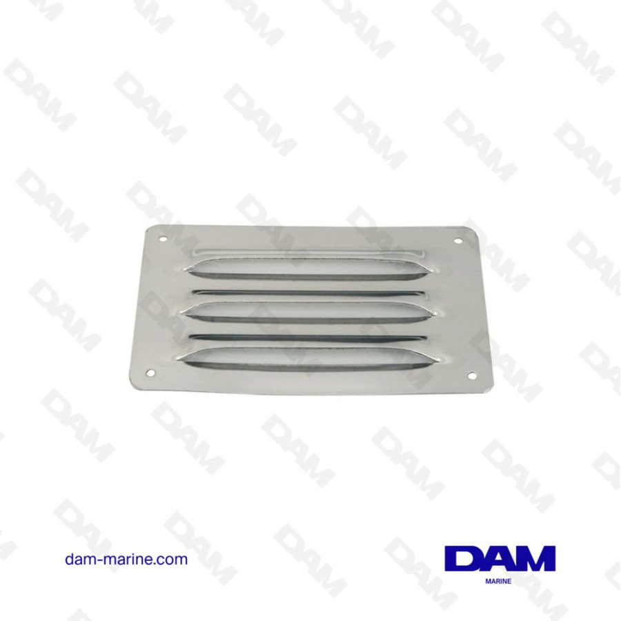 GRILLE AERATION INOX 120X75MM