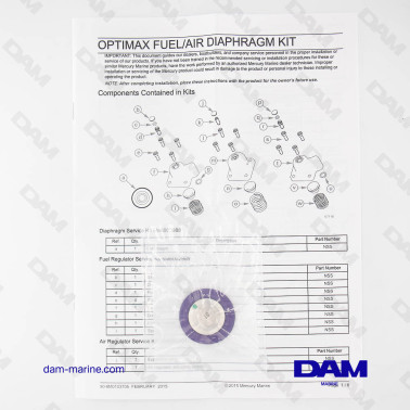 PETROL MEMBRANE - AIR MERCURY OPTIMAX DFI
