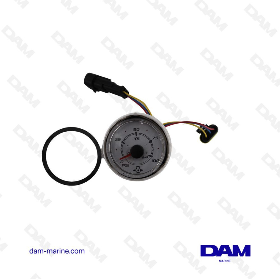 MERCURY 8M0052869 WHITE OIL PRESSURE INDICATOR