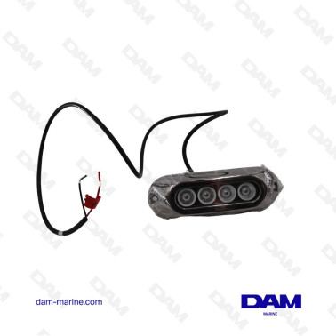 PROYECTOR SUBACUÁTICO LED CROMADO