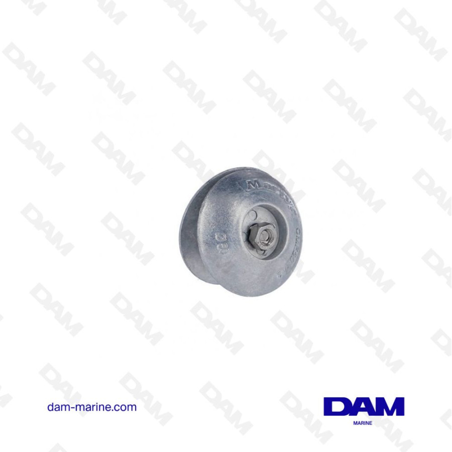 ANODE ROSACE DIAMETRE 50MM - ALUMINIUM