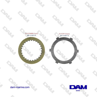 KIT DISQUES INVERSEUR ZF...