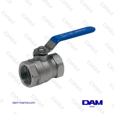 2" BRASS QUARTER-TURN VALVE