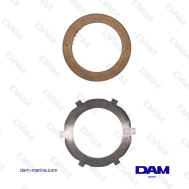 KIT DISCHI RETROMARCIA ZF ZF63 - HSW630