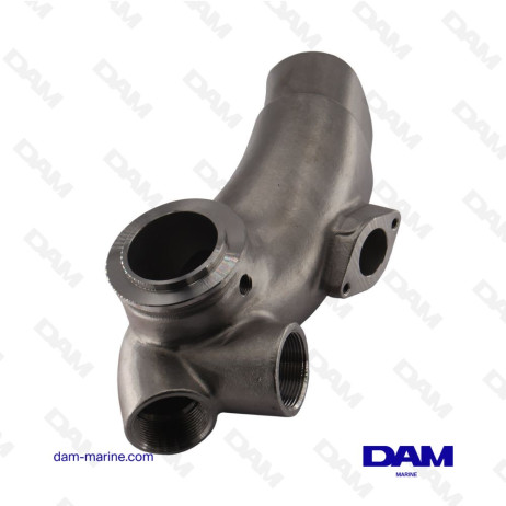 MERCRUISER DIESEL STAINLESS STEEL EXHAUST ELBOW