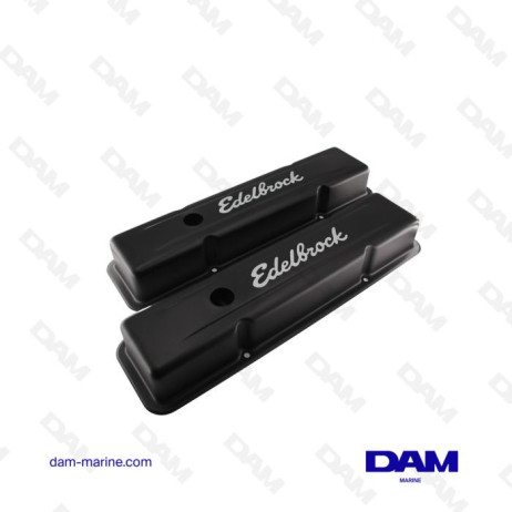 GM SB ROCKER COVERS BEFORE 1988 - 2 PCS BLACK