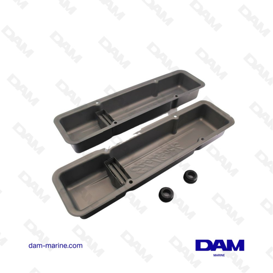 CACHE CULBUTEURS GM V8 SB AVANT 1988 - 2PCS NOIR