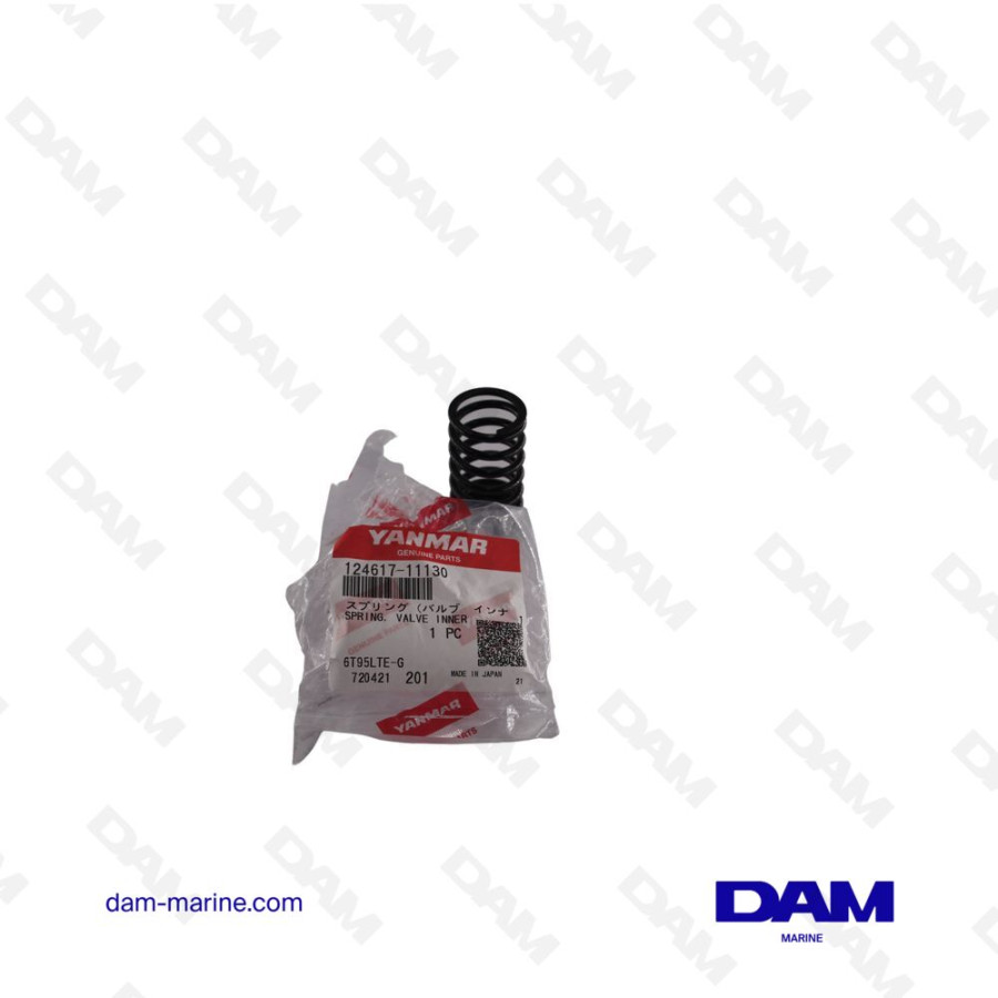 MOLLA VALVOLA INTERNA YANMAR 124617-11130