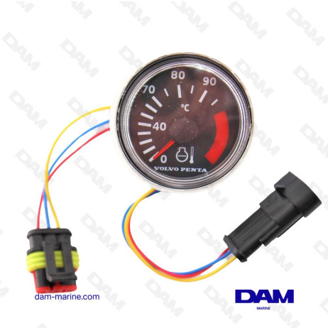 EVC WATER TEMPERATURE INDICATOR BLACK VOLVO 874904
