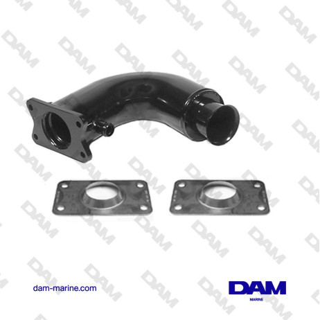 ELEVADOR DE CODO DE ESCAPE DE 2 PULGADAS MERCRUISER BB