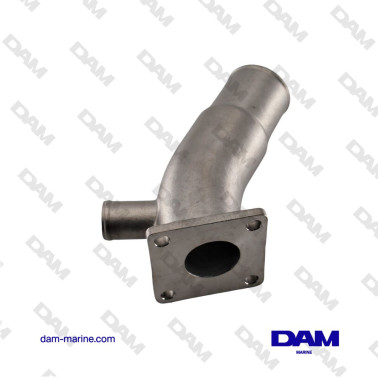COLECTOR DE ESCAPE DE ACERO INOXIDABLE YANMAR 3JH2E