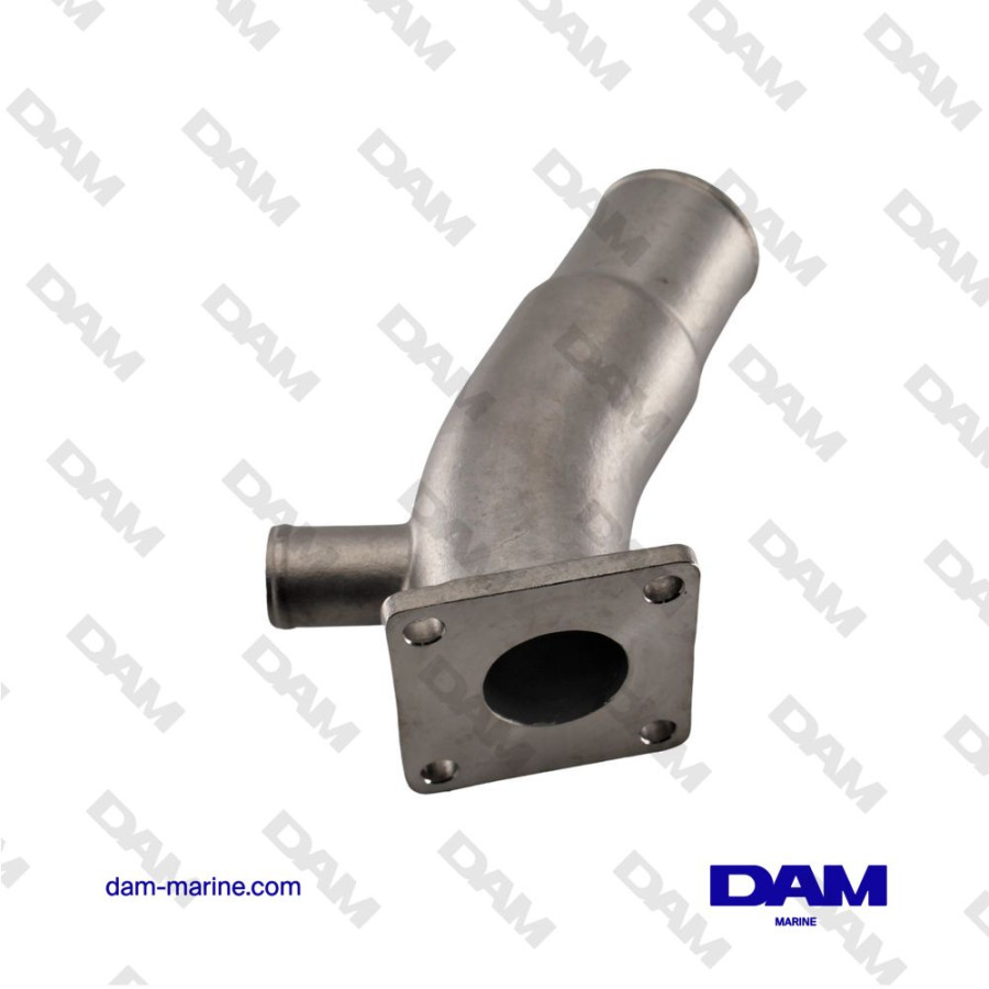 COLECTOR DE ESCAPE DE ACERO INOXIDABLE YANMAR 3JH2E