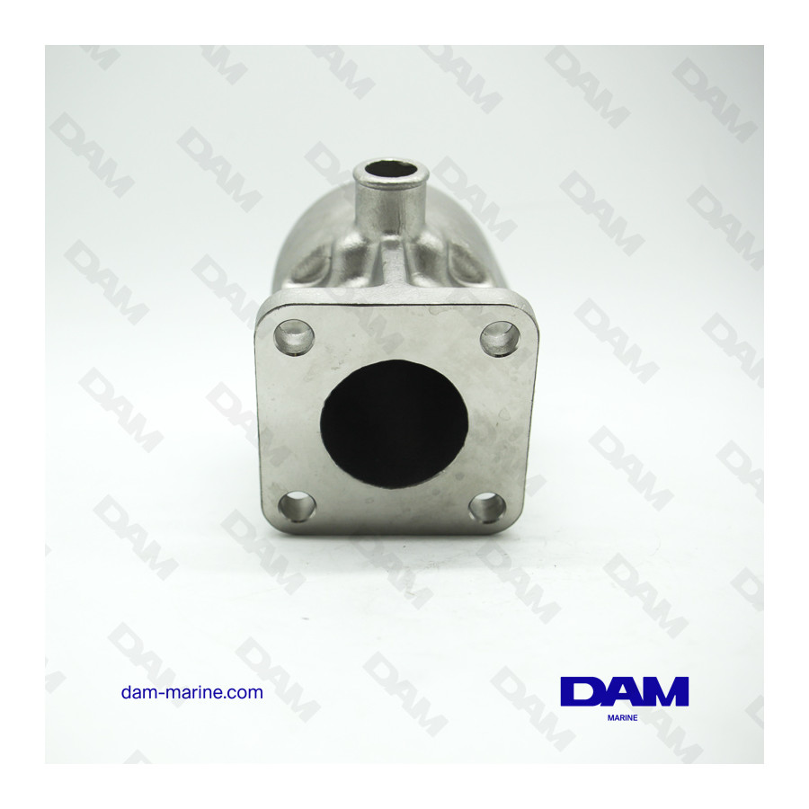 GOMITO DI SCARICO IN ACCIAIO INOX VOLVO - 22 MM