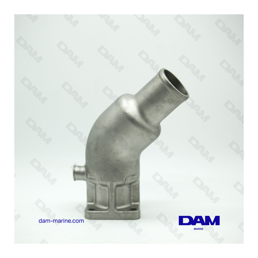 GOMITO DI SCARICO IN ACCIAIO INOX VOLVO - 22 MM