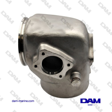 KIT GOMITO DI SCARICO IN ACCIAIO INOX VOLVO D6