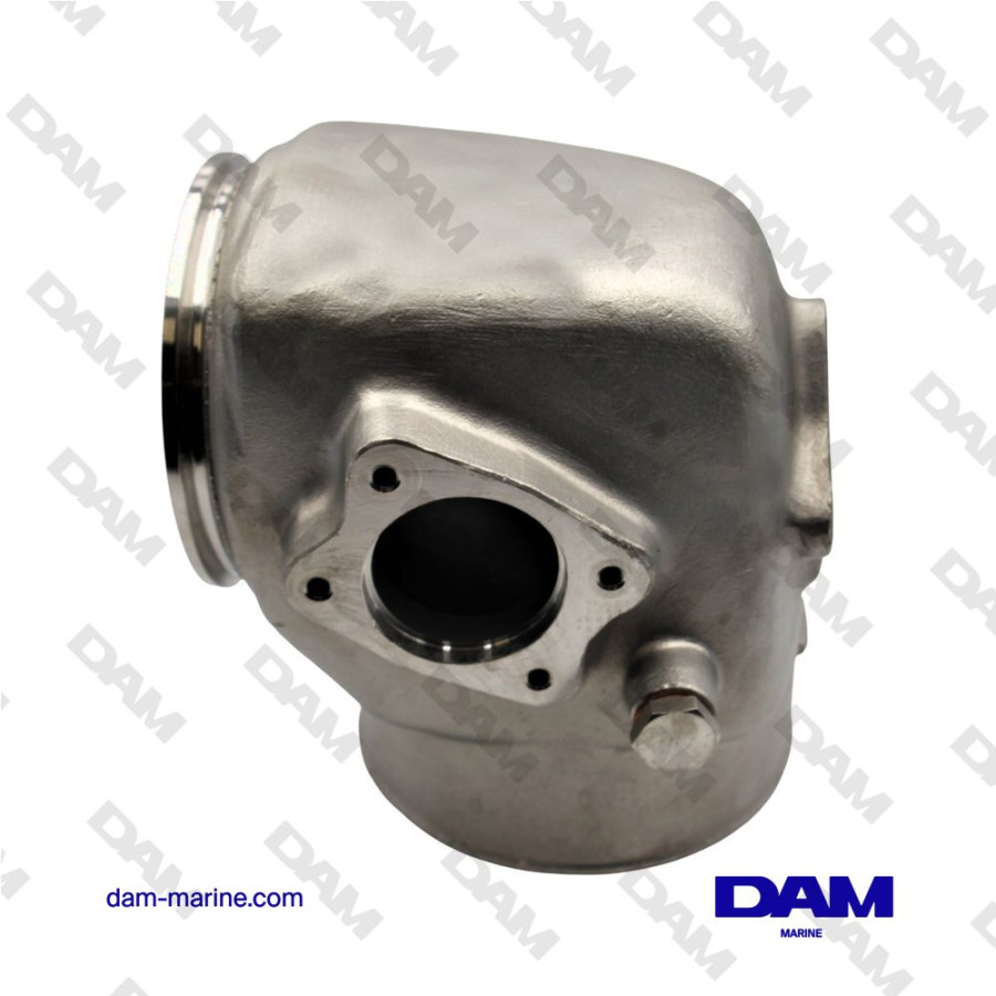 KIT GOMITO DI SCARICO IN ACCIAIO INOX VOLVO D6