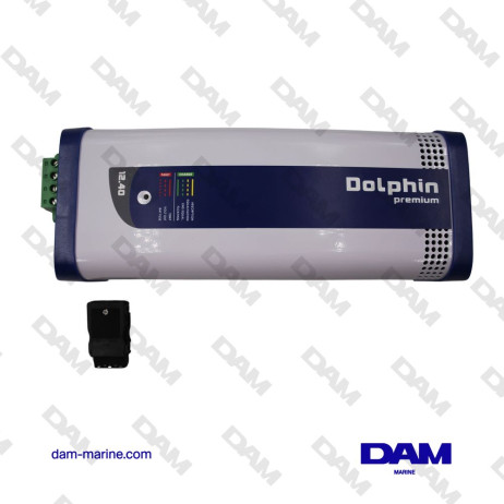 CHARGEUR DE BATTERIE DOLPHIN 12V-40A - 115V/230V 4 SORTIES
