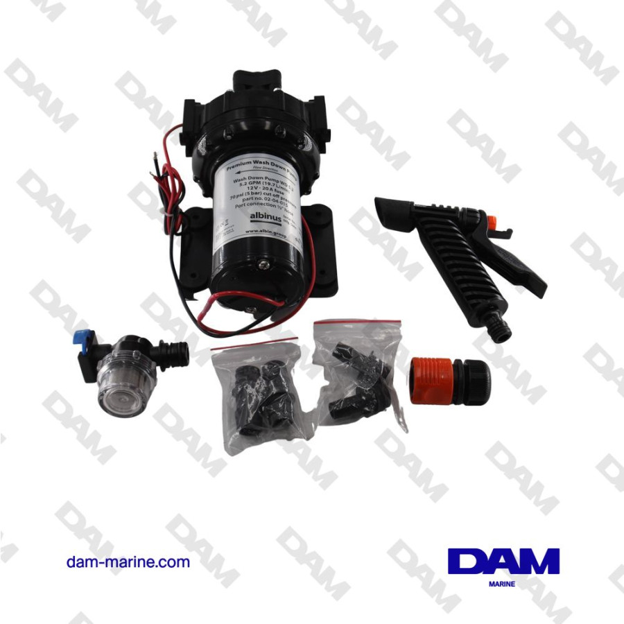 WD500 12V WASH PUMP - 20L - 5BAR