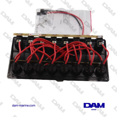 WAVE ELECTRICAL PANEL 8 SWITCHES 14.104.03