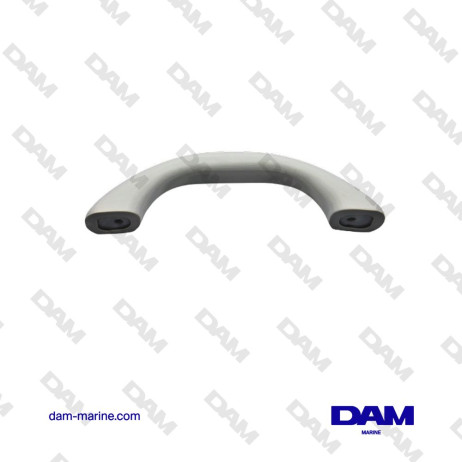 MANGO DE PVC SUAVE GRIS CON DISTANCIA ENTRE CENTROS DE 195 MM