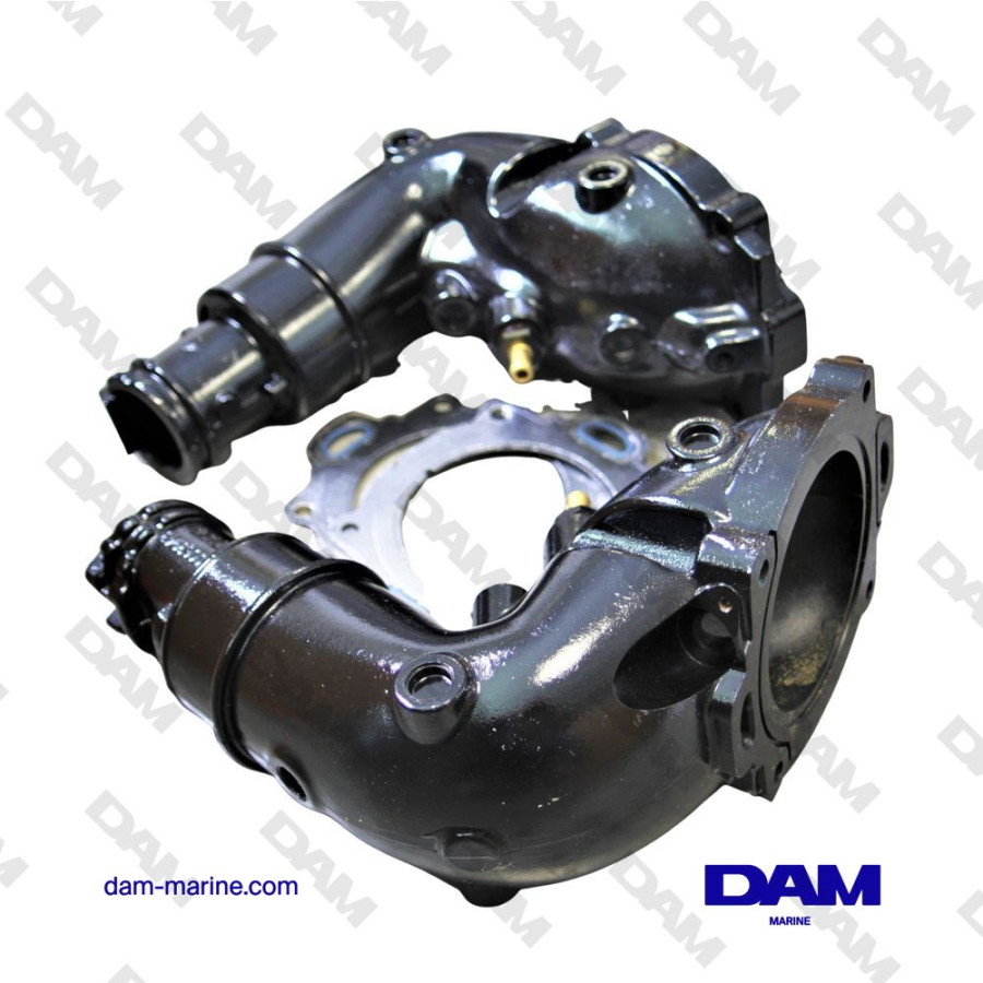 KIT COUDES ECHAPPEMENT CATALYSE 4'' MERCRUISER - 8M0057575
