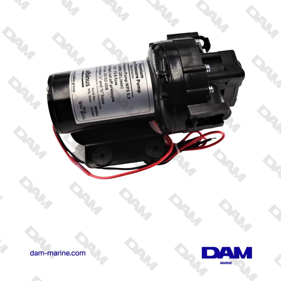 POMPE GROUPE EAU WPS500 - 5S 12V - 20L-MIN