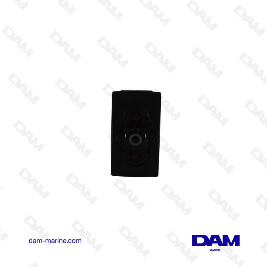 INTERRUPTOR DE ENCENDIDO-APAGADO-(ENCENDIDO) 2X LED ROJO DE 24 V