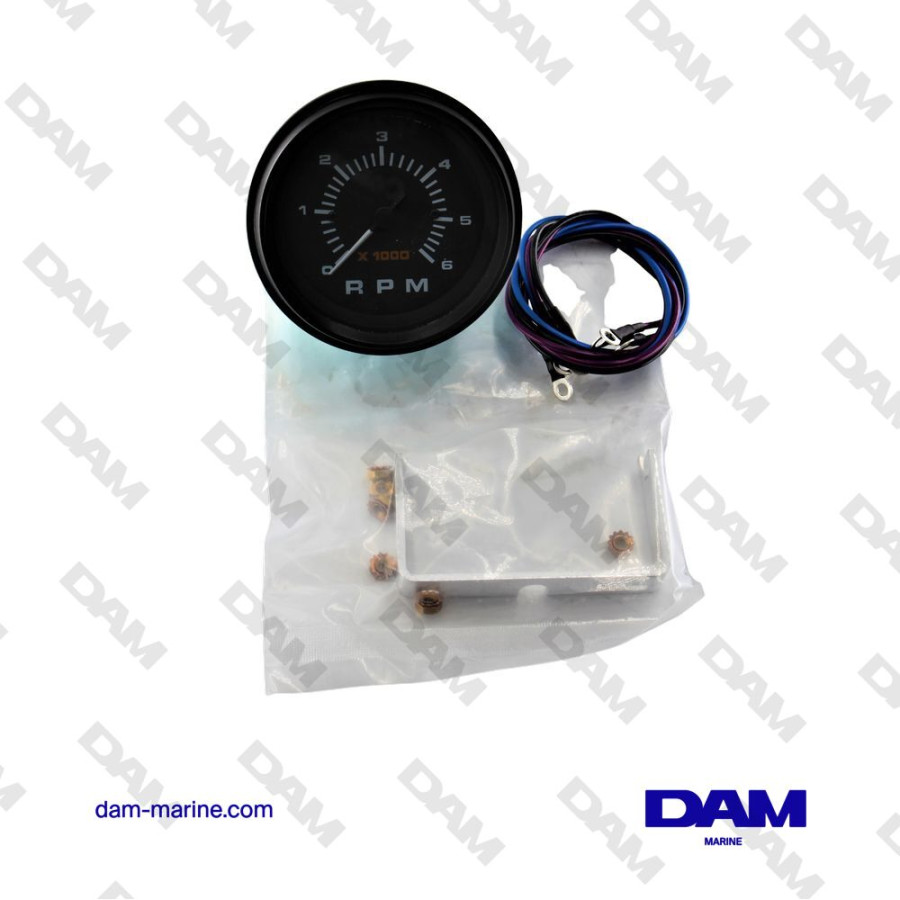 6000RPM BLACK REV COUNTER MERCURY 895283Q43