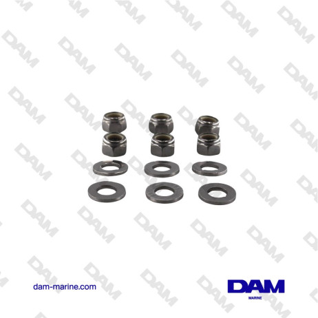 KIT ANODES ALU PLAQUETTES @2 HONDA BF8-50HP