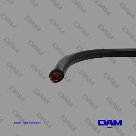 50MM BLACK BATTERY CABLE - SQUARE - BY THE METER