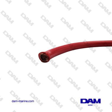 CABLE BATTERIE ROUGE 50MM - CARRE - AU METRE
