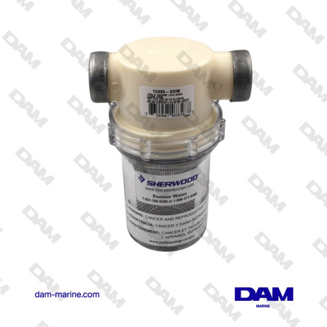 SHERWOOD COMPLETE SEAWATER FILTER - 1/2