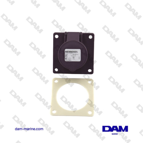 12/24V 16A RECESSED SOCKET