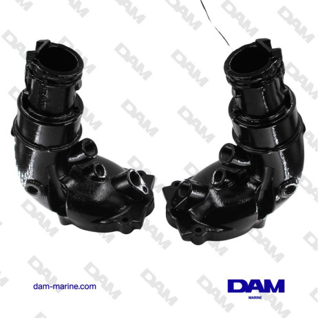 KIT COUDES ECHAPPEMENT CATALYSE 2" MERCRUISER - 8M0153670