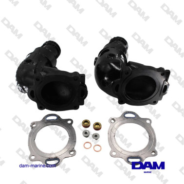 KIT COUDES ECHAPPEMENT CATALYSE 2" MERCRUISER - 8M0153670